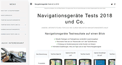 Desktop Screenshot of navigationsgeraete-test.com